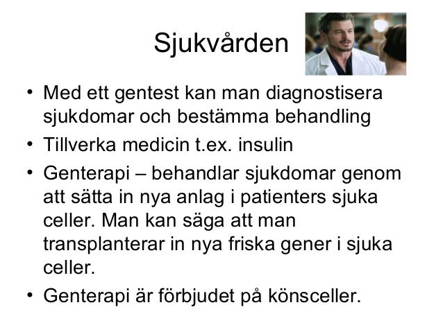fördelar och nackdelar med genteknik